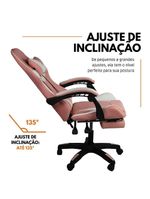Cadeira Gamer Stillus Ergonômica Apoio Para Os Pés