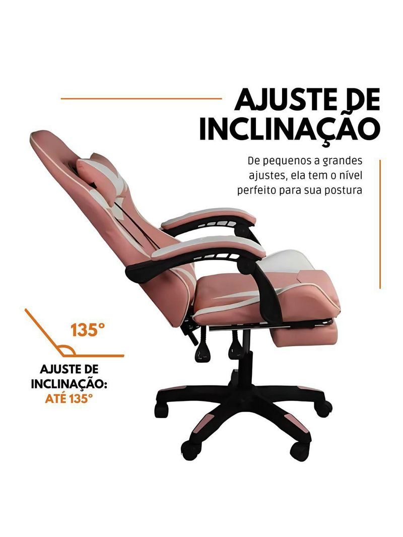 Cadeira Gamer Stillus Ergonômica Apoio Para Os Pés