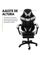 Cadeira Gamer Stillus Ergonômica Com Apoio Para Os Pés