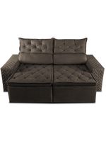 Sofá Retrátil E Reclinável 2,30m Essence Velusoft Café Cama Inbox