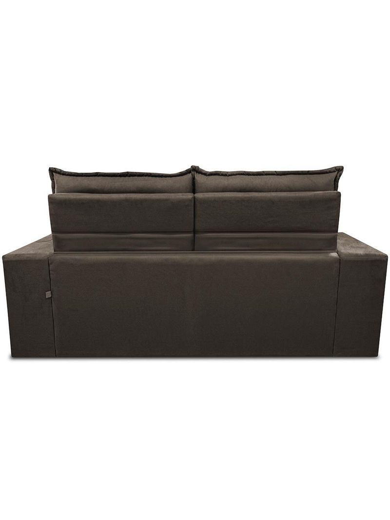 Sofá Retrátil E Reclinável 2,30m Essence Velusoft Café Cama Inbox