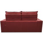 Sofá Retrátil E Reclinável 2,00m Essence Velusoft Vermelho Cama Inbox