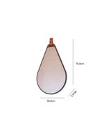 Espelho De Quarto Gota 50x76cm Cimento - Mgm