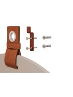 Espelho De Quarto Gota 50x76cm Cimento - Mgm