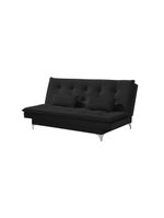 Sofá Cama Casal Berlim 190cm Design Moderno Veludo Preto