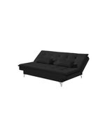 Sofá Cama Casal Berlim 190cm Design Moderno Veludo Preto