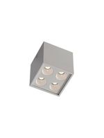 Spot De Sobrepor Nordecor Downlight Powerus Led Alto Irc 90 8w Bivolt Lente Branca 4000K