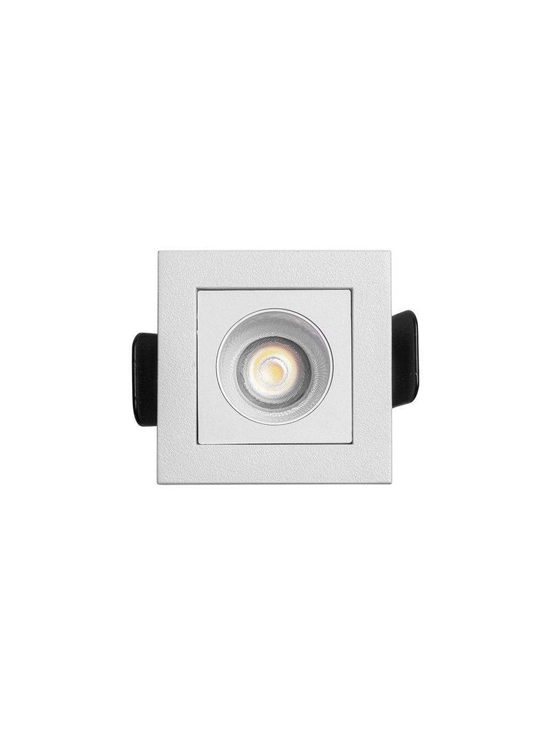Spot De Embutir Nordecor Downlight Powerus Led Alto Irc 90 2w Bivolt Lente Branca 3000k