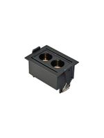 Spot De Embutir Nordecor Downlight Powerus Led Direcionável Alto Irc 90 4w Bivolt Preto 3000k
