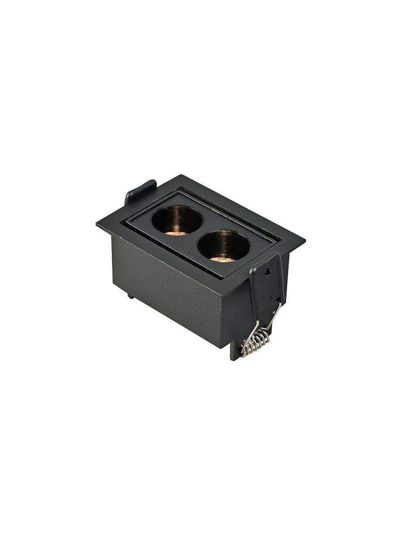 Spot De Embutir Nordecor Downlight Powerus Led Direcionável Alto Irc 90 4w Bivolt Preto 3000k