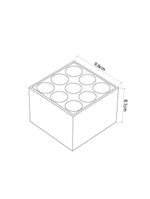 Spot De Sobrepor Nordecor Downlight Powerus Led Alto Irc 90 18w Bivolt Preto 4000K