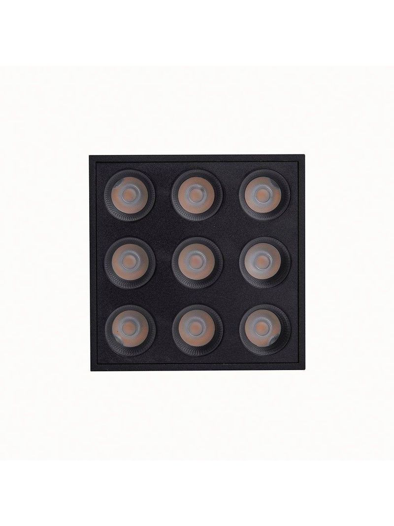 Spot De Sobrepor Nordecor Downlight Powerus Led Alto Irc 90 18w Bivolt Preto 4000K