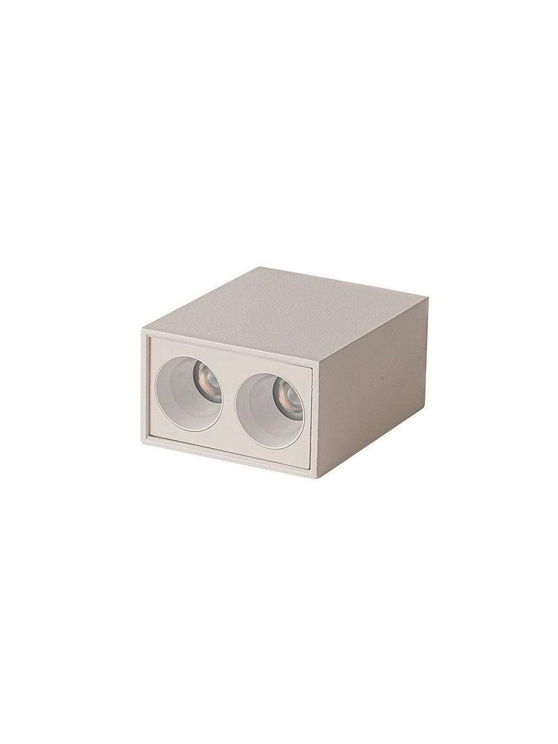 Spot De Sobrepor Nordecor Downlight Powerus Led Alto Irc 90 4W Bivolt Lente Branca 4000K