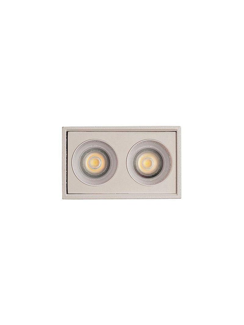 Spot De Sobrepor Nordecor Downlight Powerus Led Alto Irc 90 4W Bivolt Lente Branca 4000K