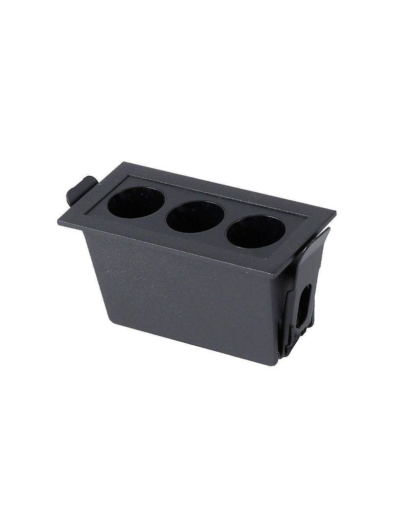 Spot De Embutir Nordecor Downlight Powerus Led Alto Irc 90 6w Bivolt Preto 4000k