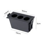 Spot De Embutir Nordecor Downlight Powerus Led Alto Irc 90 6w Bivolt Preto 4000k