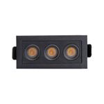 Spot De Embutir Nordecor Downlight Powerus Led Alto Irc 90 6w Bivolt Preto 4000k