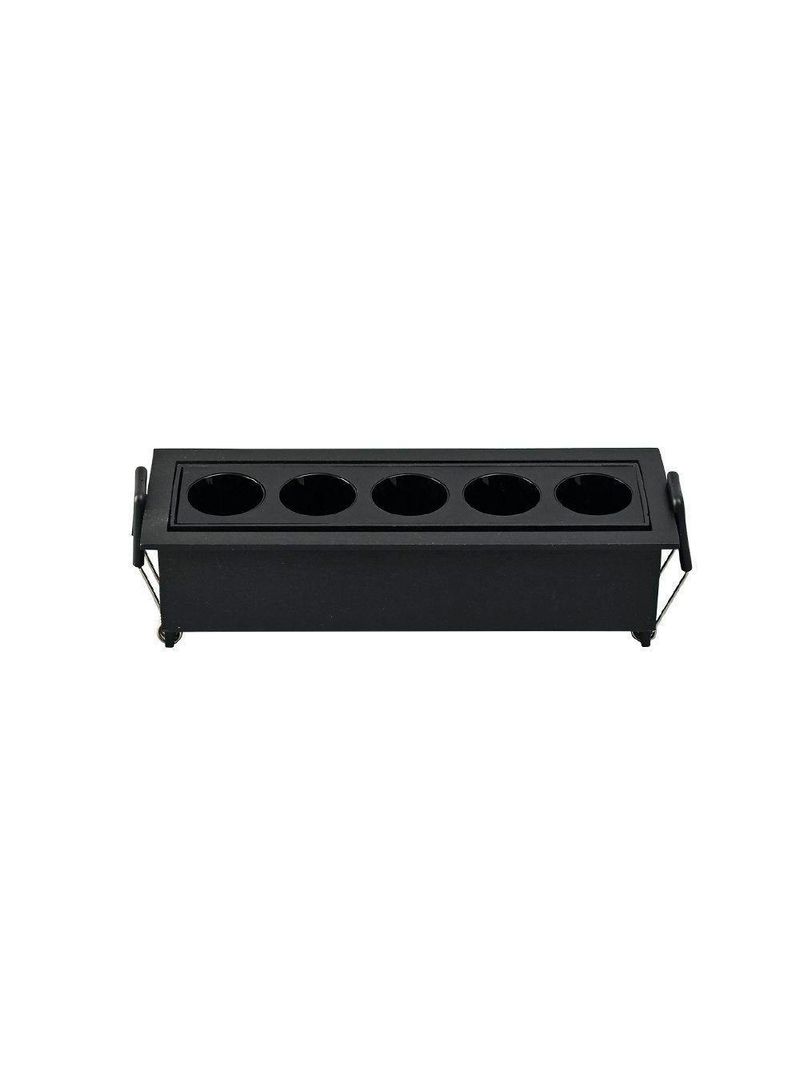 Spot De Embutir Nordecor Downlight Powerus Led Direcionável Alto Irc 90 10w Bivolt Preto 4000k