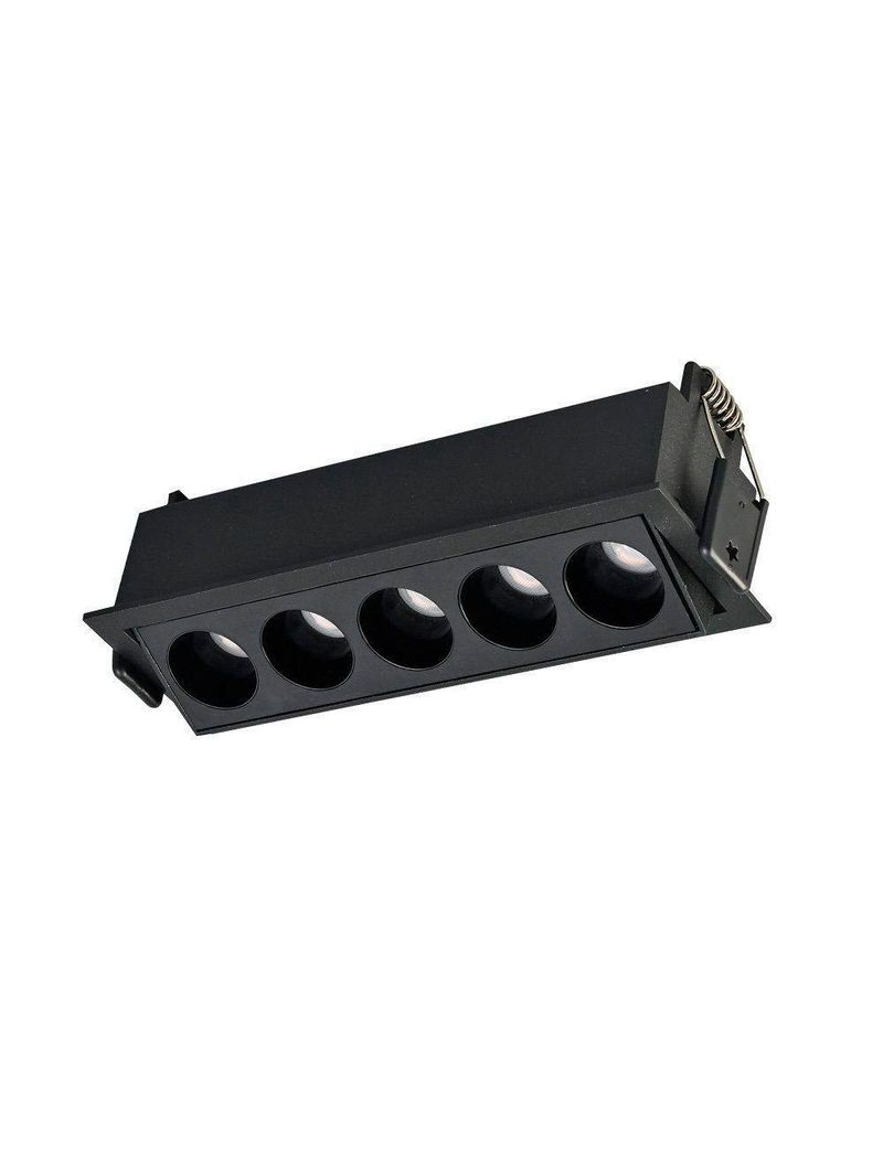 Spot De Embutir Nordecor Downlight Powerus Led Direcionável Alto Irc 90 10w Bivolt Preto 4000k