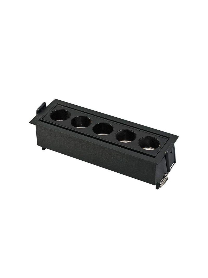 Spot De Embutir Nordecor Downlight Powerus Led Direcionável Alto Irc 90 10w Bivolt Preto 4000k