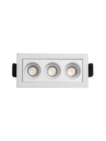 Spot De Embutir Nordecor Downlight Powerus Led Alto Irc 90 6w Bivolt Lente Branca 4000k