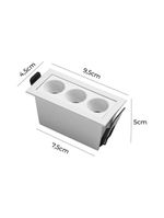 Spot De Embutir Nordecor Downlight Powerus Led Alto Irc 90 6w Bivolt Lente Branca 4000k