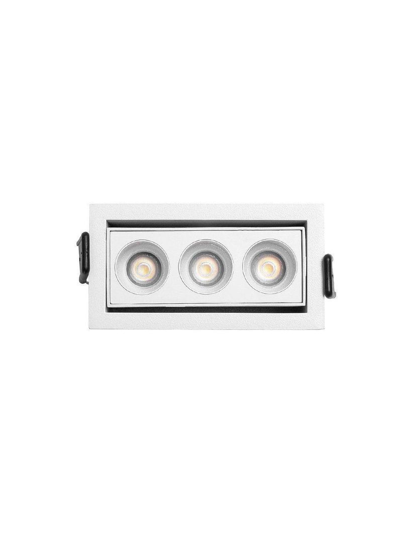 Spot De Embutir Nordecor Downlight Powerus Led Direcionável Alto Irc 90 6w Bivolt Lente Branca 4000k
