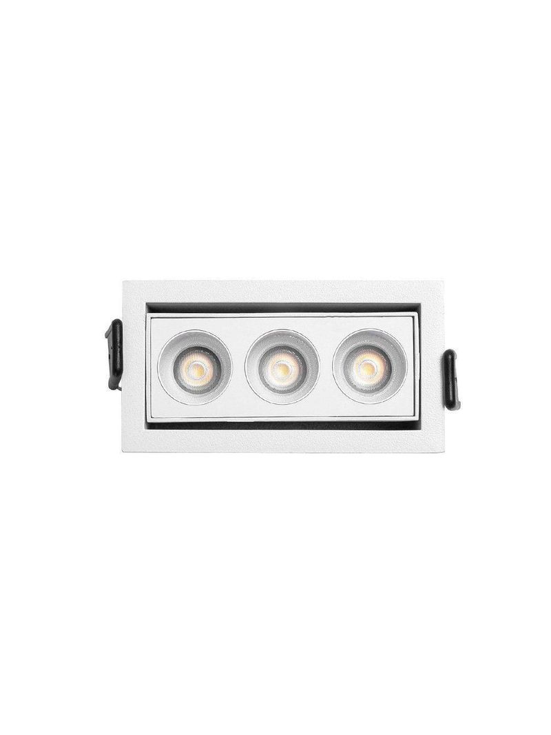 Spot De Embutir Nordecor Downlight Powerus Led Direcionável Alto Irc 90 6w Bivolt Lente Branca 3000k