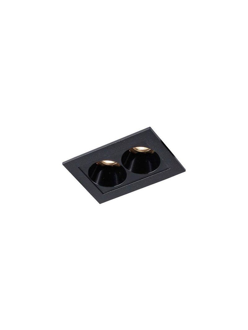 Spot De Embutir Nordecor Downlight Powerus Led Alto Irc 90 4w Bivolt Preto 4000k