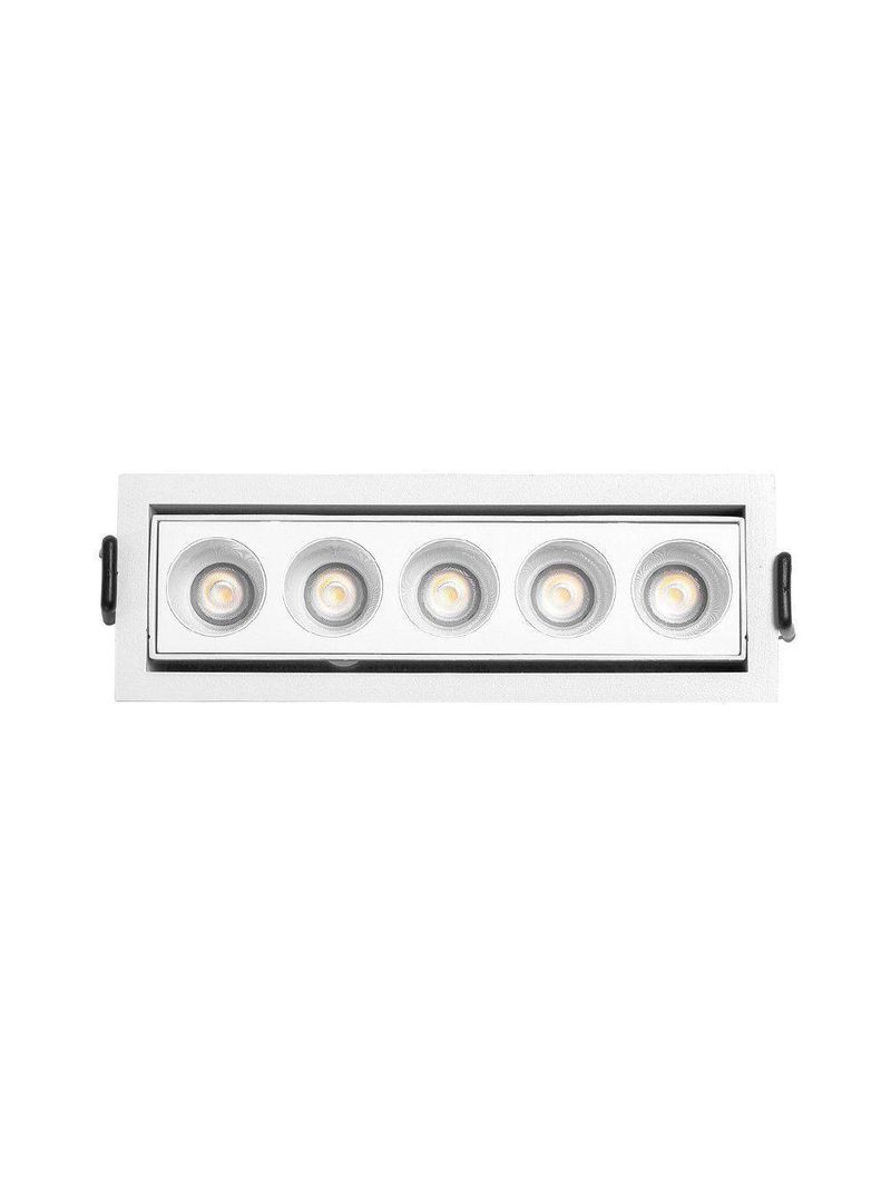 Spot De Embutir Nordecor Downlight Powerus Led Direcionável Alto Irc 90 10w Bivolt Lente Branca 3000k