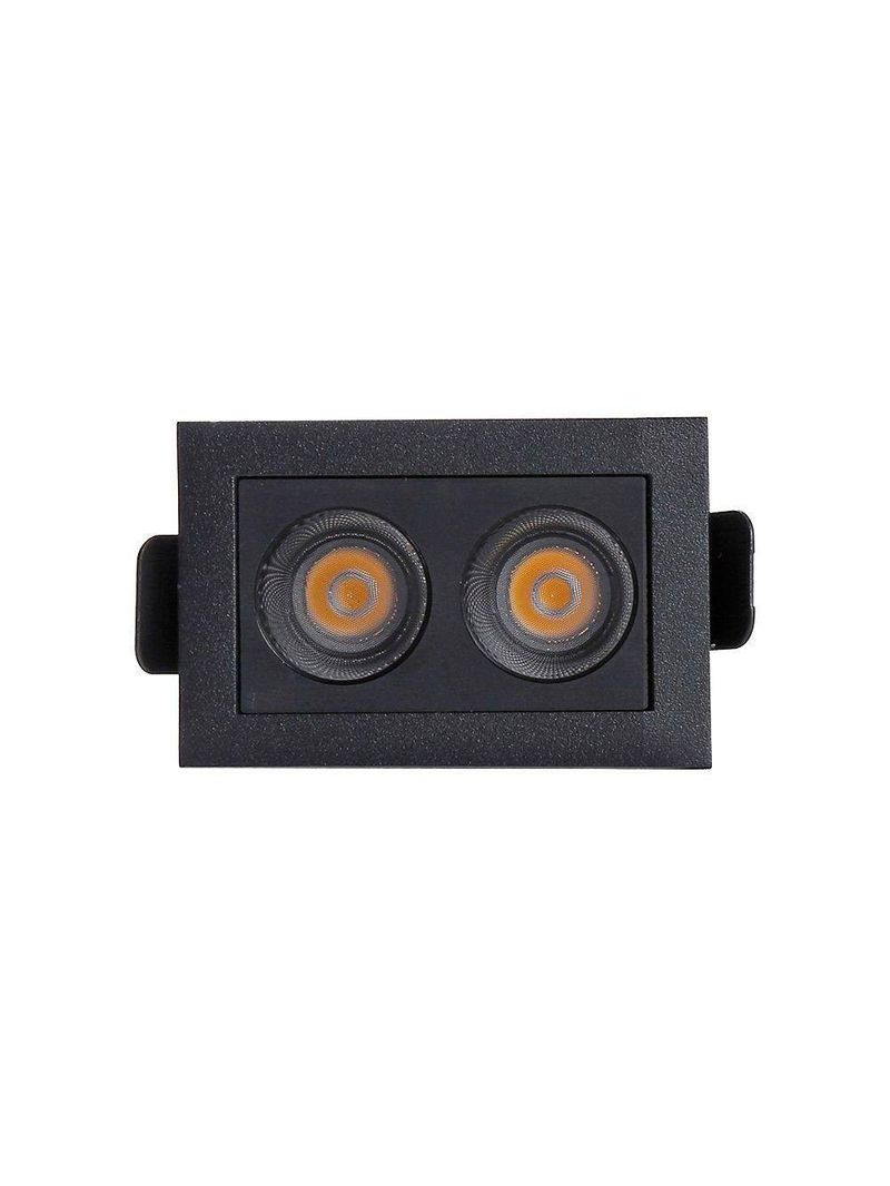 Spot De Embutir Nordecor Downlight Powerus Led Alto Irc 90 4w Bivolt Preto 4000k