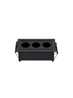 Spot De Embutir Nordecor Downlight Powerus Led Direcionável Alto Irc 90 6w Bivolt Preto 3000k