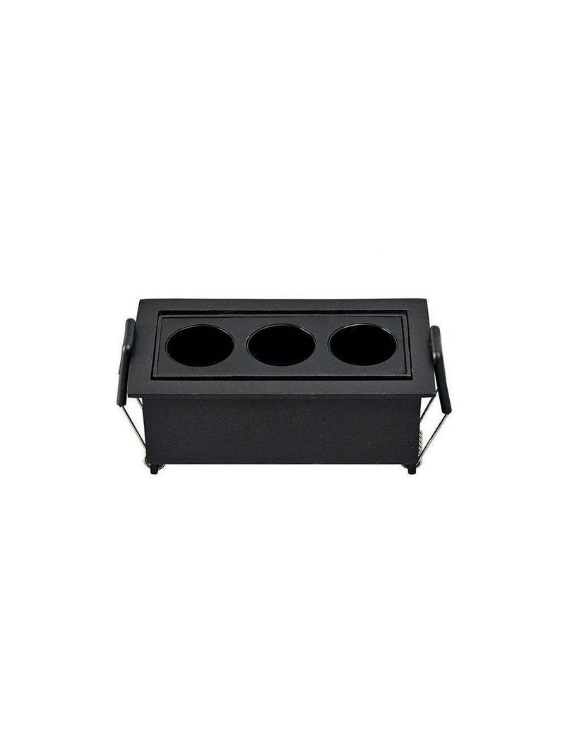 Spot De Embutir Nordecor Downlight Powerus Led Direcionável Alto Irc 90 6w Bivolt Preto 3000k