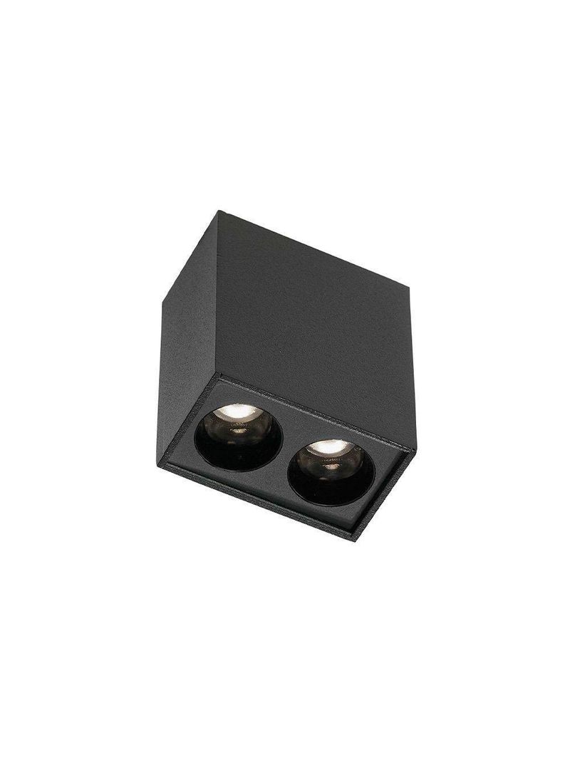 Spot De Sobrepor Nordecor Downlight Powerus Led Alto Irc 90 4W Bivolt Preto 4000K