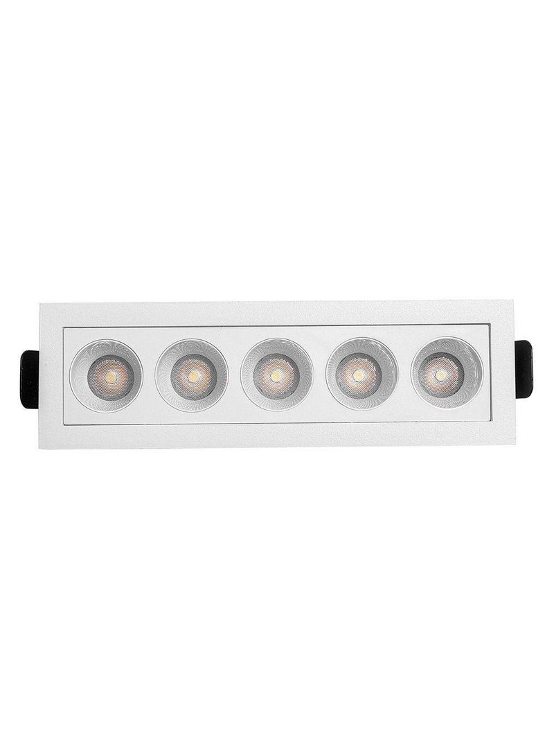 Spot De Embutir Nordecor Downlight Powerus Led Alto Irc 90 10w Bivolt Lente Branca 4000k