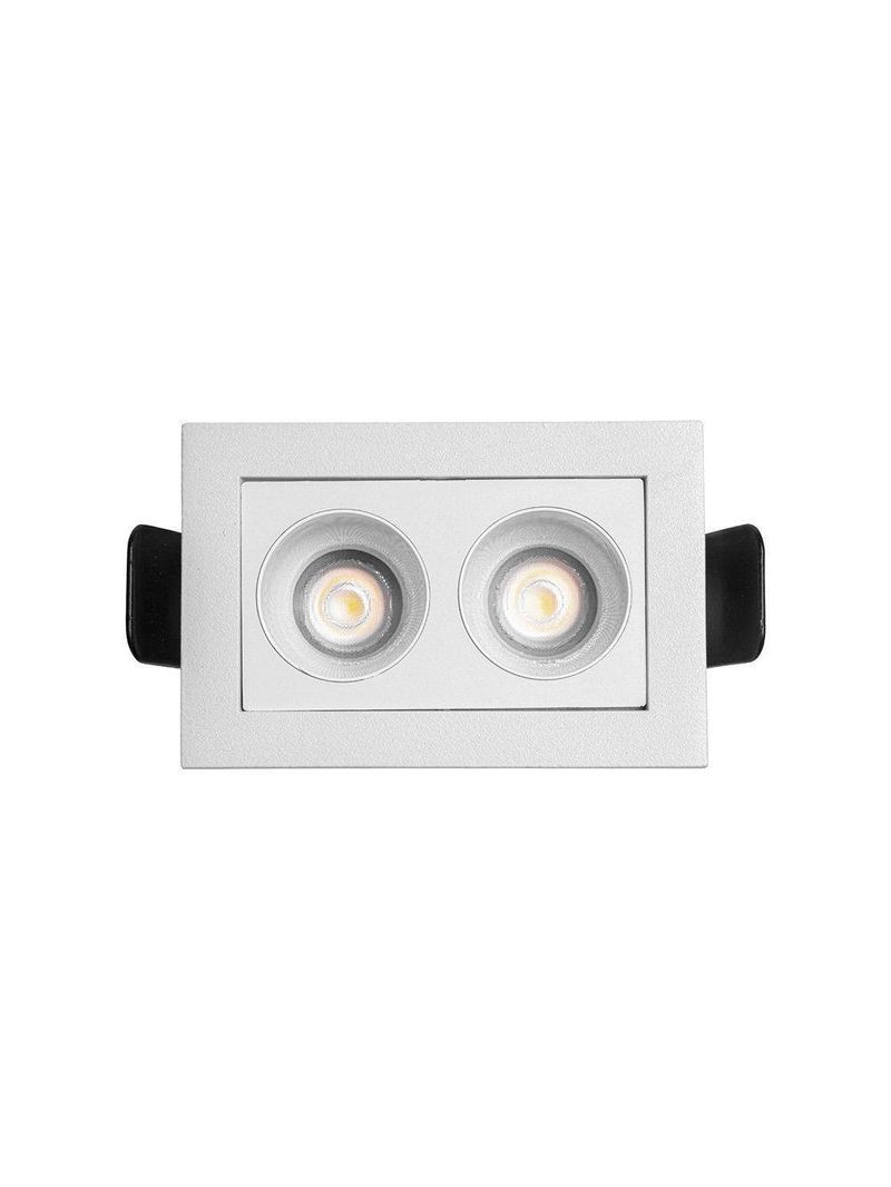 Spot De Embutir Nordecor Downlight Powerus Led Alto Irc 90 4w Bivolt Lente Branca 3000k