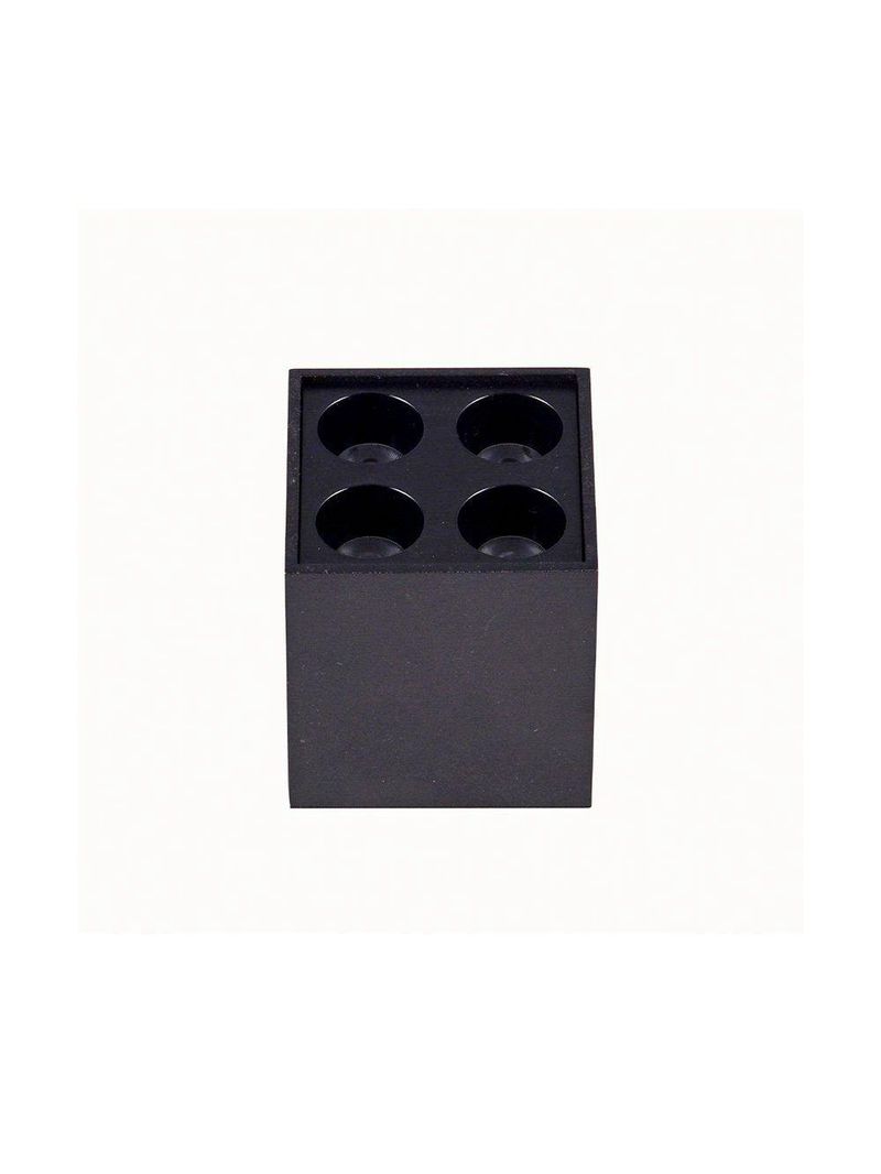 Spot De Sobrepor Nordecor Downlight Powerus Led Alto Irc 90 8w Bivolt Preto 4000K