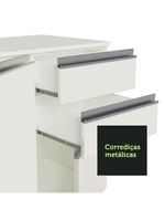 Armário de cozinha compacta 100% mdf 170 cm branco smart madesa 01