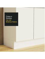 Armário de cozinha compacta 100% mdf 170 cm branco smart madesa 01