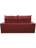 Sofá Retrátil E Reclinável 2,30m Essence Velusoft Vermelho Cama Inbox