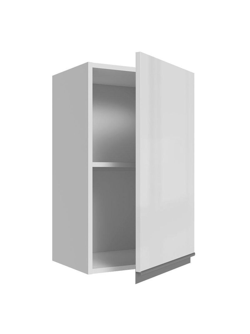Armário de cozinha aéreo 100% mdf 40 cm porta branco brilho acordes madesa