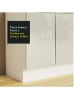 Armário de cozinha aéreo 100% mdf 40 cm porta branco brilho acordes madesa