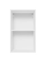 Armário de cozinha aéreo 100% mdf 40 cm porta branco brilho acordes madesa