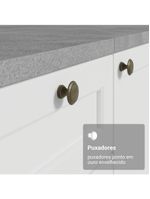 Armário aéreo 80 cm 2 portas branco vik madesa