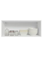 Armário aéreo 80 cm 1 porta basculante branco vik madesa