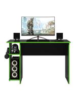 Mesa P/ Escritório E Gamer Preto Fosco/verde (387577)