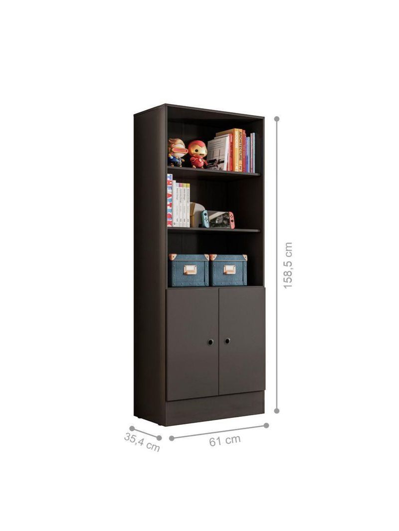4095 - Armario Gamer Preto Fosco (409537)