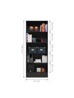 4095 - Armario Gamer Preto Fosco (409537)