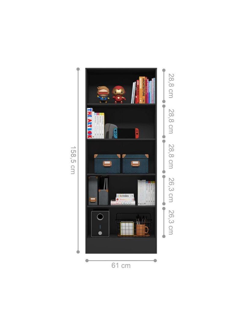 4095 - Armario Gamer Preto Fosco (409537)