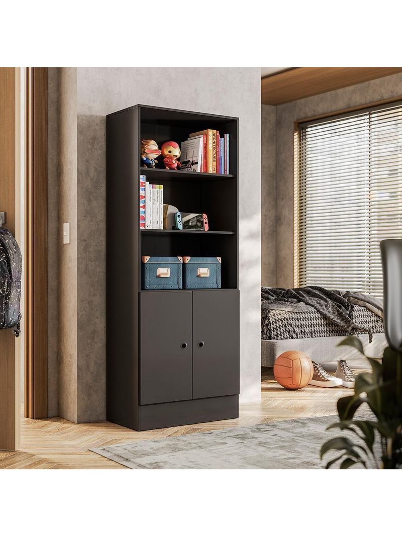 4095 - Armario Gamer Preto Fosco (409537)